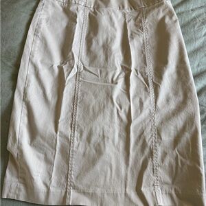 Kenar Khaki Pencil Skirt